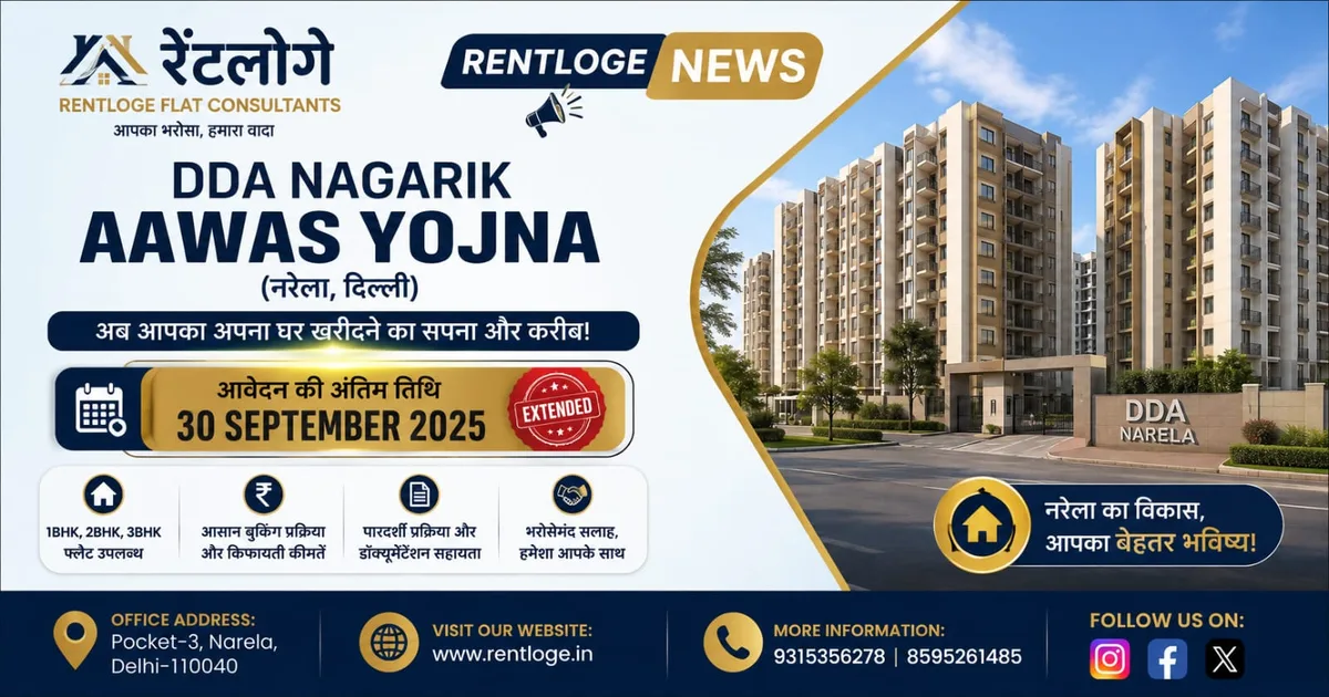 DDA Nagrik Awaas Yojana 2026 Narela flats booking deadline